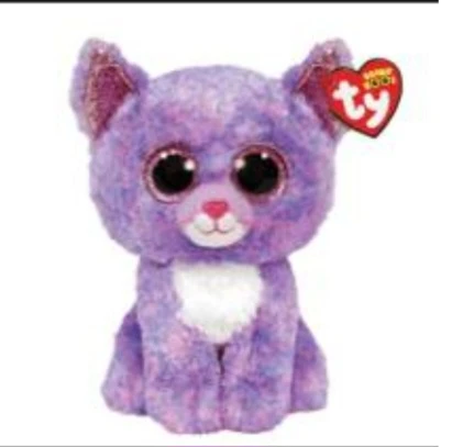 Ty Beanie Boos "Purrfect" Cat Plush Toy