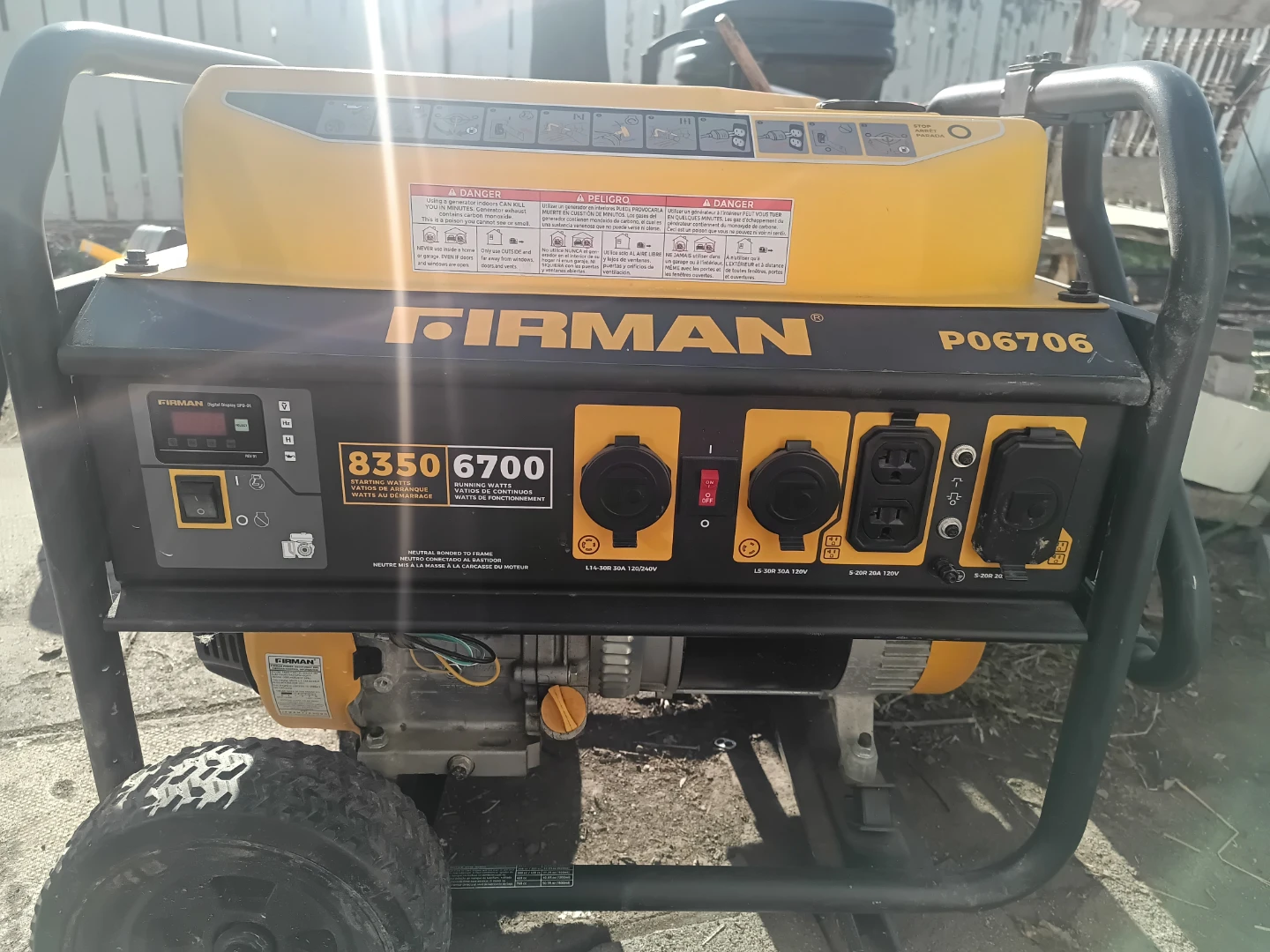 Firman P06706 Generator - photo 3