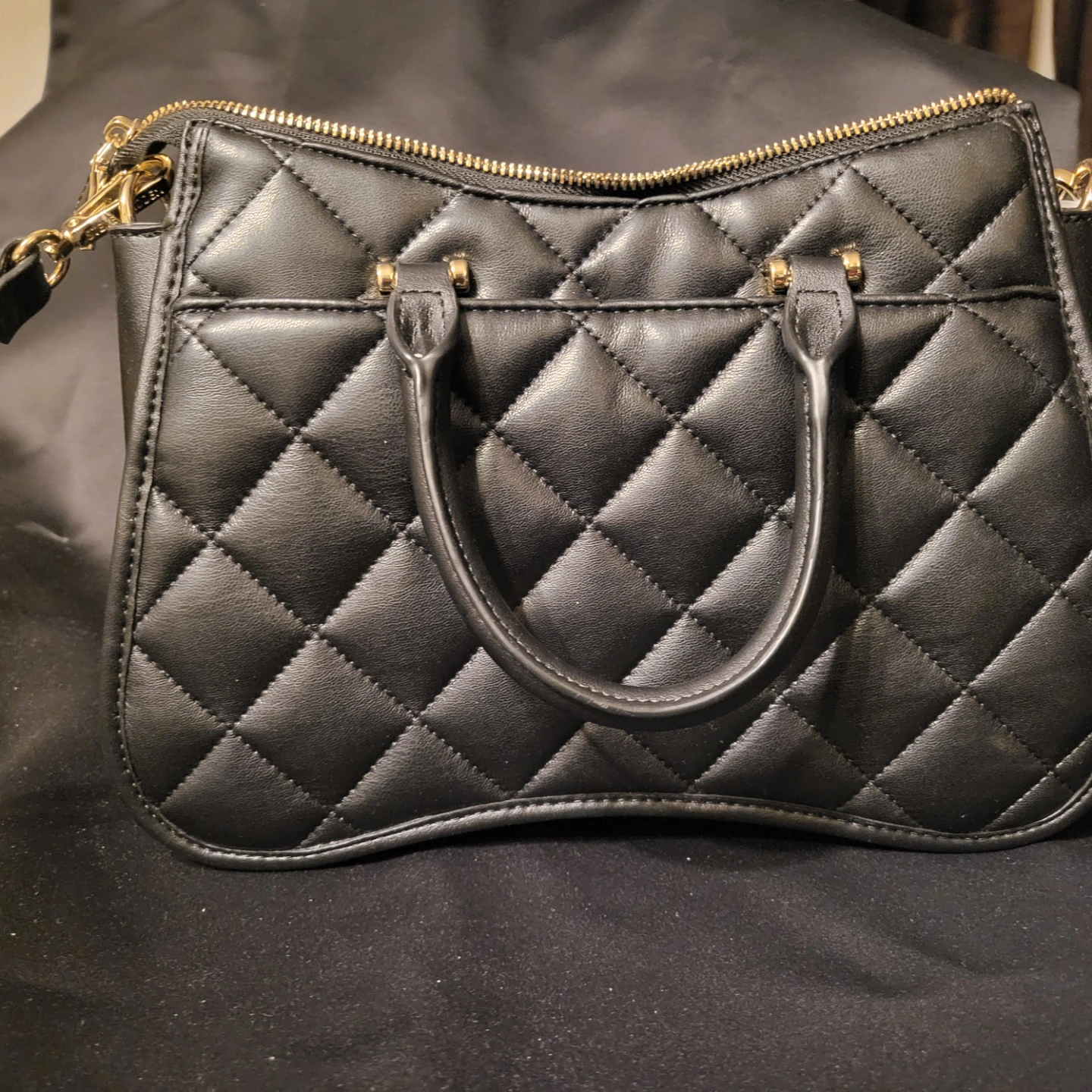 Steve Madden Black Sparrow Quilted Satchel - photo 3