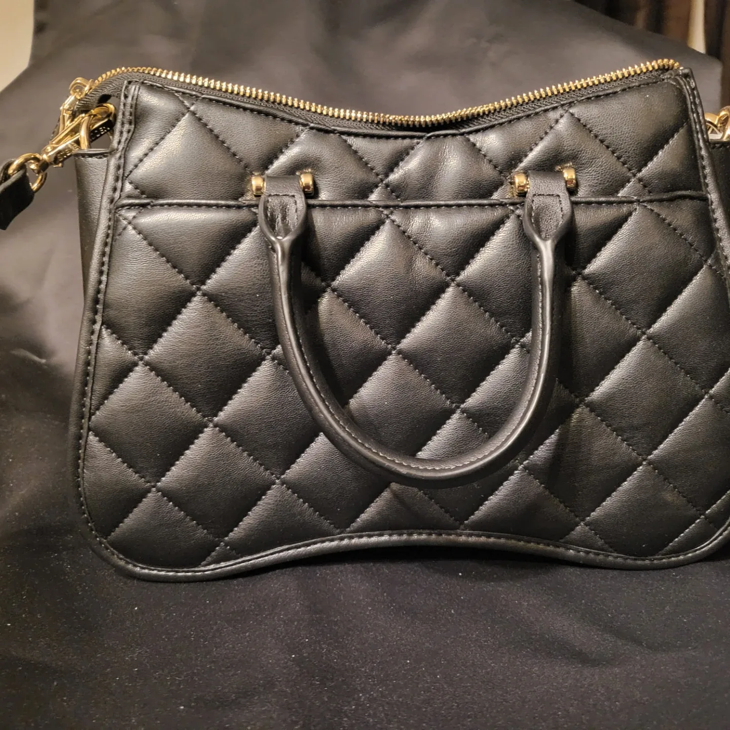 Steve Madden Black Sparrow Quilted Satchel - photo 3