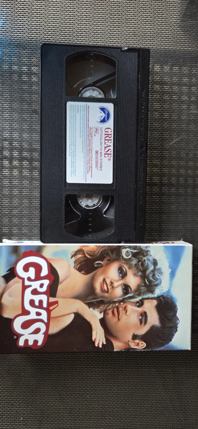 Grease VHS Tape (1977)