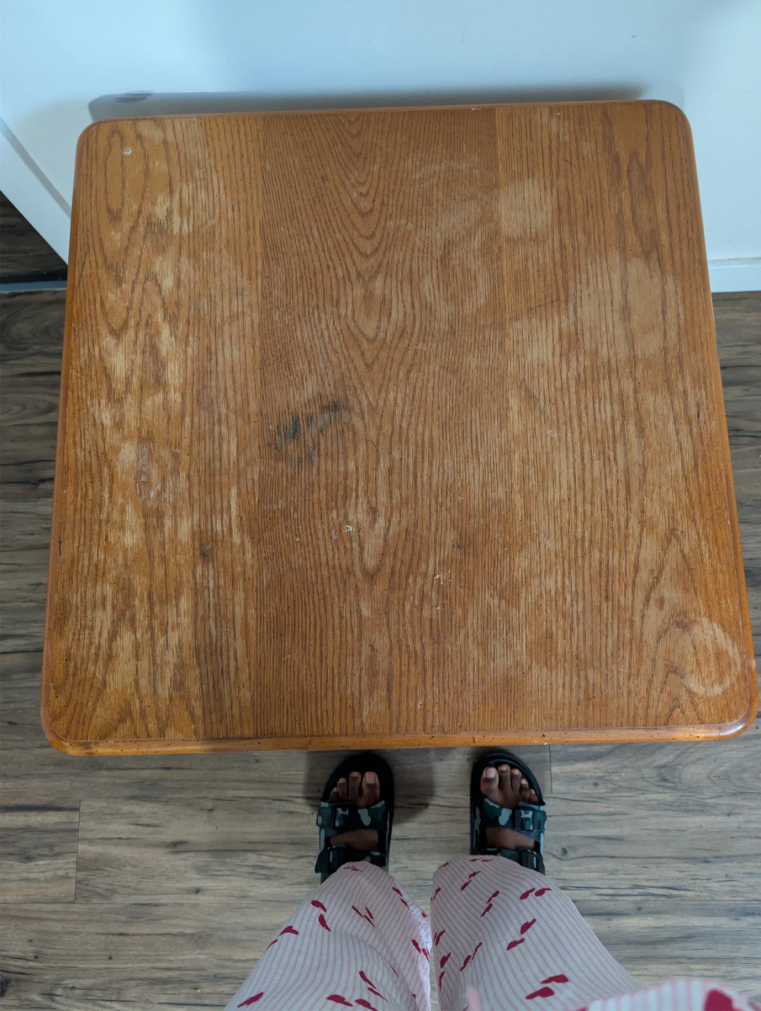 Wooden End Table with Drawer - photo 3