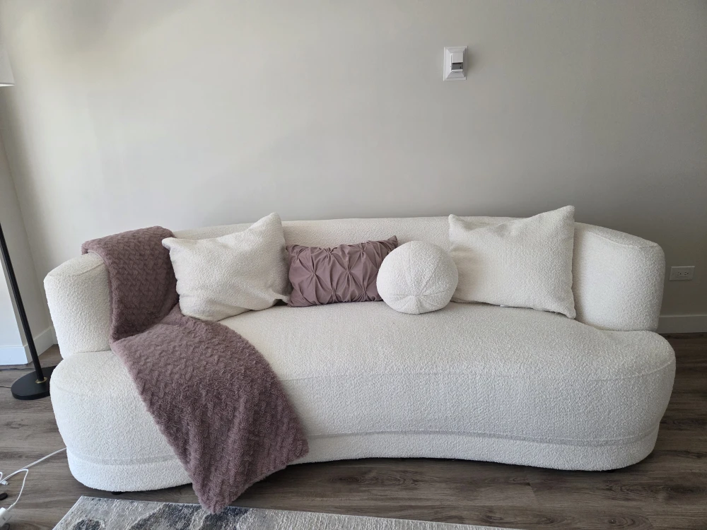 3 seater ivory sofa