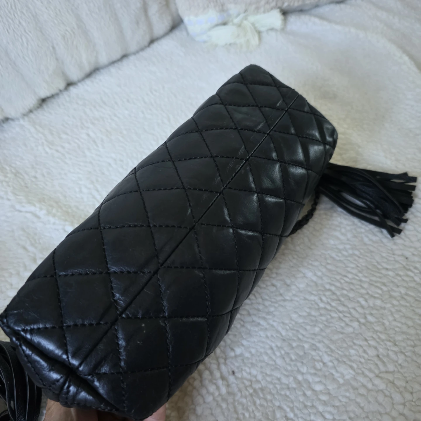 Cc Black Quilted Leather Shoulder Bag - photo 5