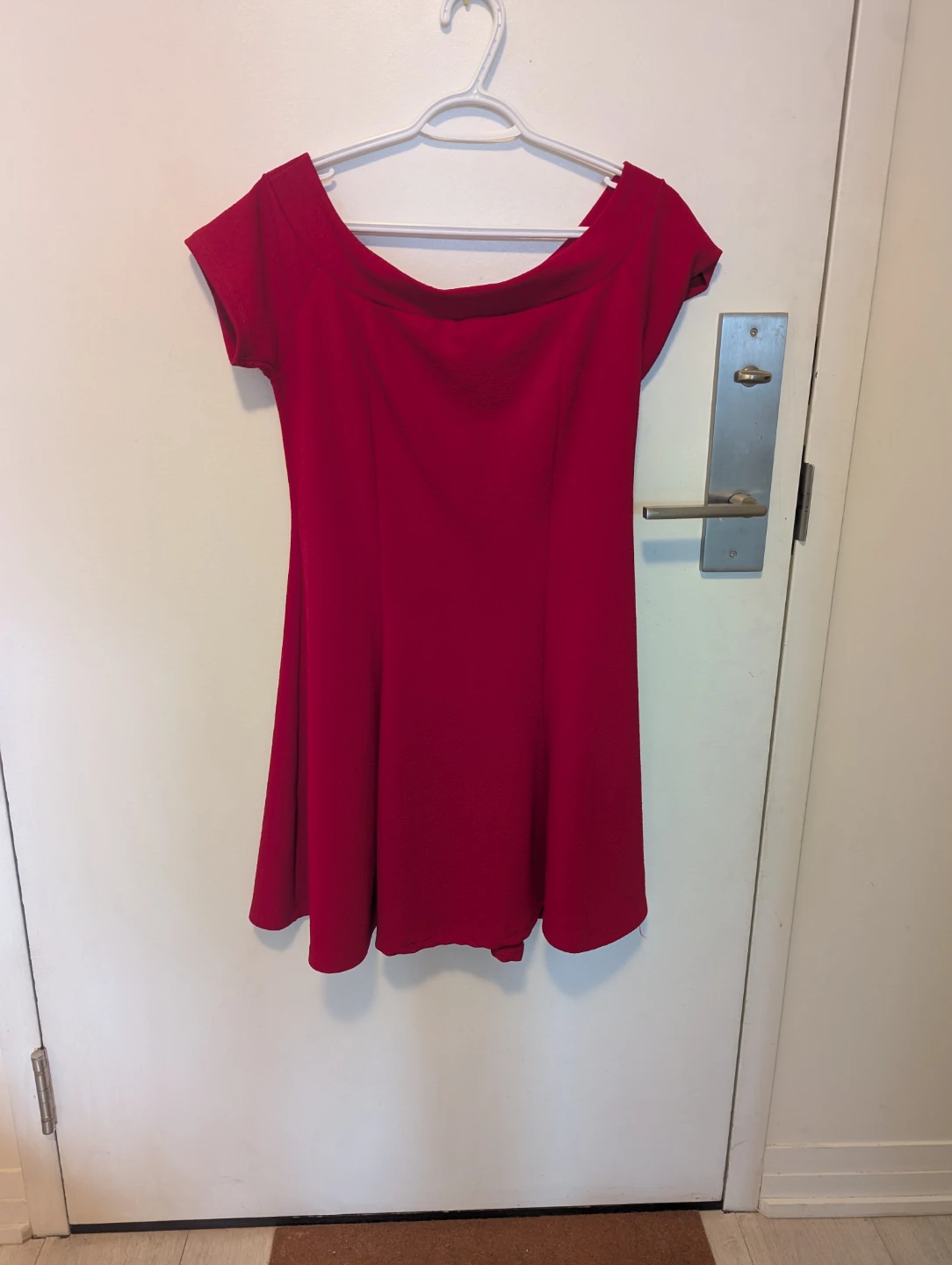 Red Off-the-Shoulder Dress - photo 2