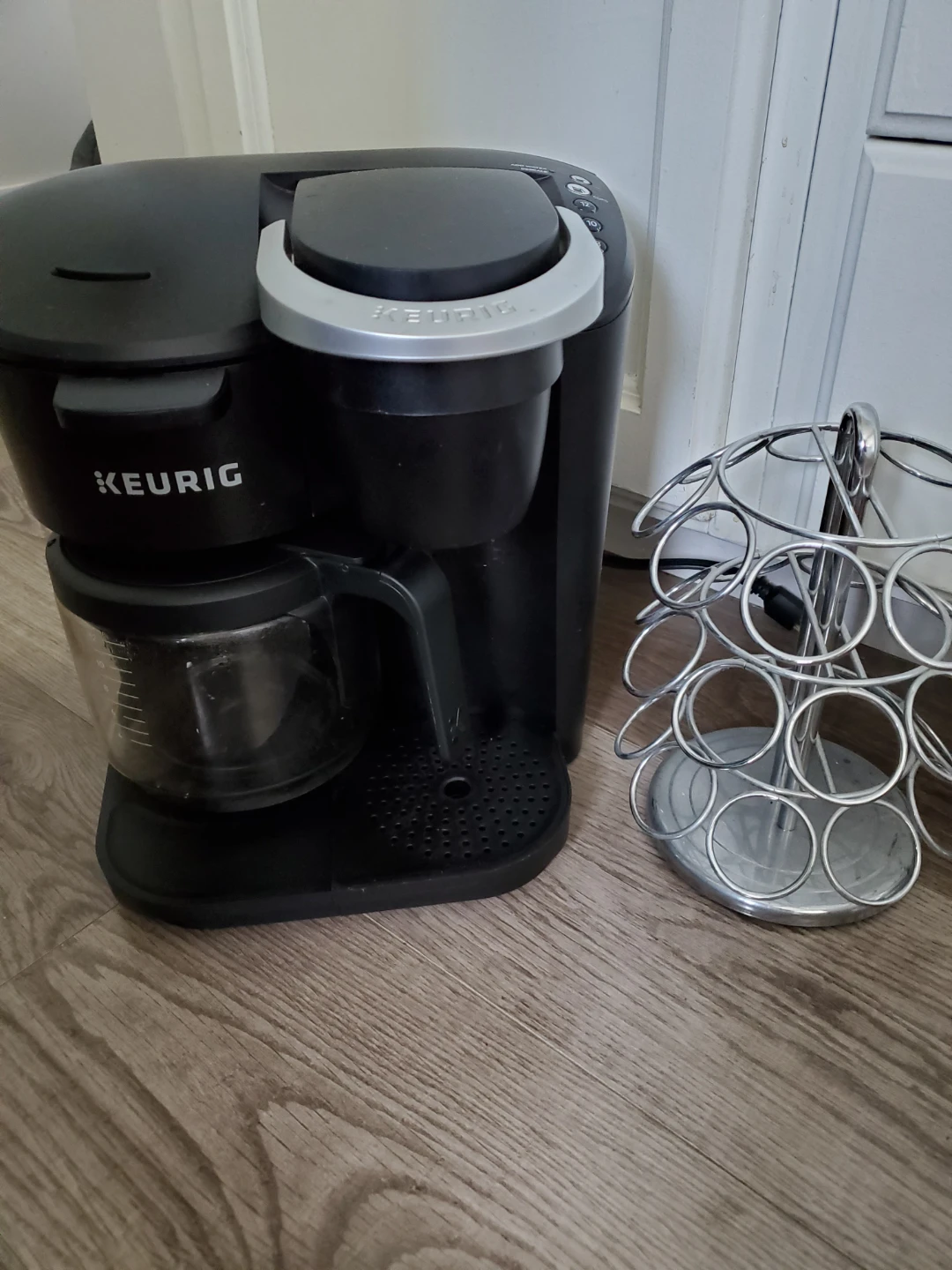 Keurig Coffee Maker with Pod Holder