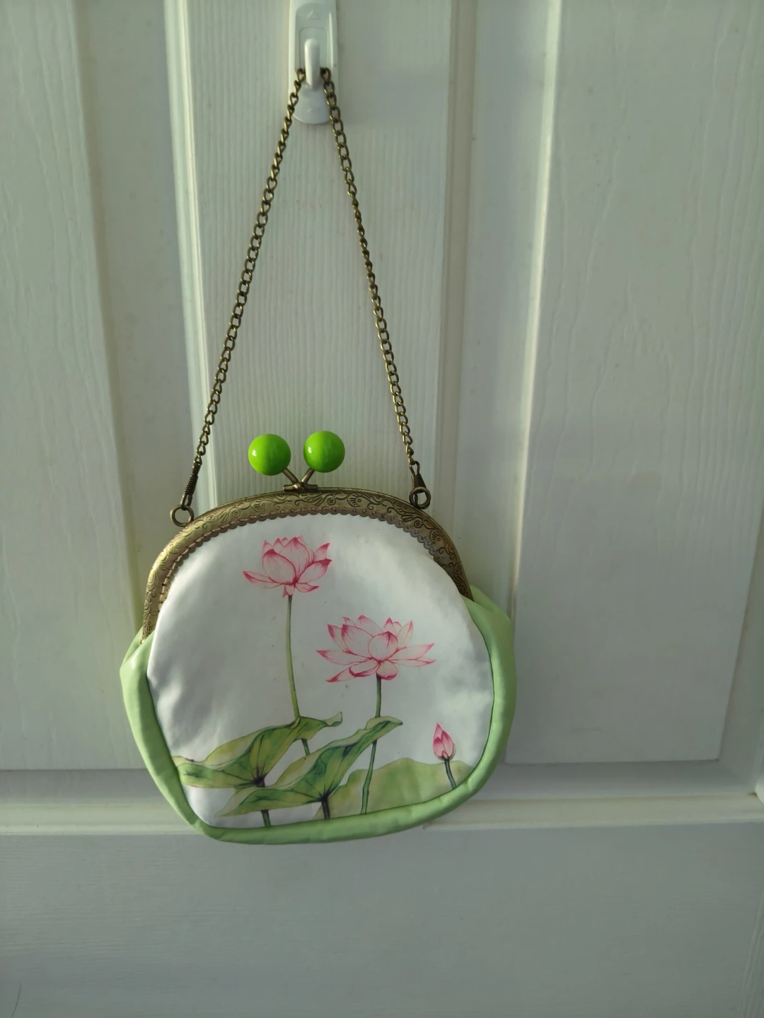 Small Purse with Lotus Flower Design