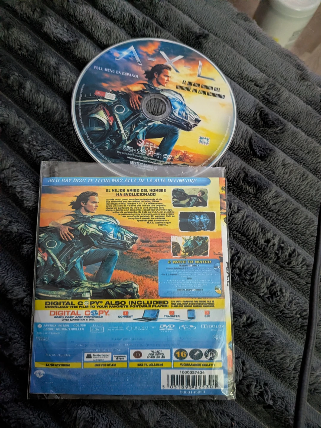 A.X.L. Blu-Ray Disc & Digital Copy
