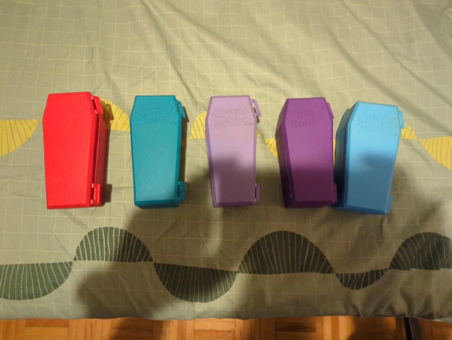 Crazy Bones Coffin Cases - Lot of 5