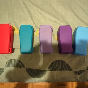 Crazy Bones Coffin Cases - Lot of 5
