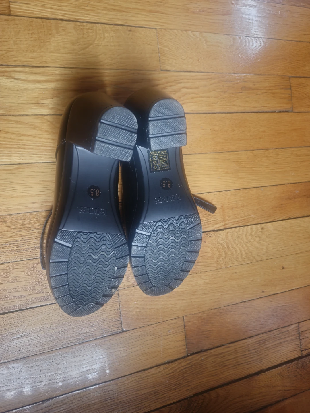 Black Mary Jane Platform Heels - Size 8.5 - photo 2