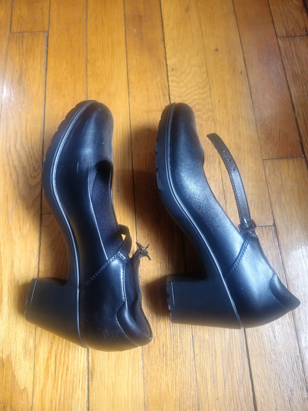 Black Mary Jane Platform Heels - Size 8.5 - photo 3