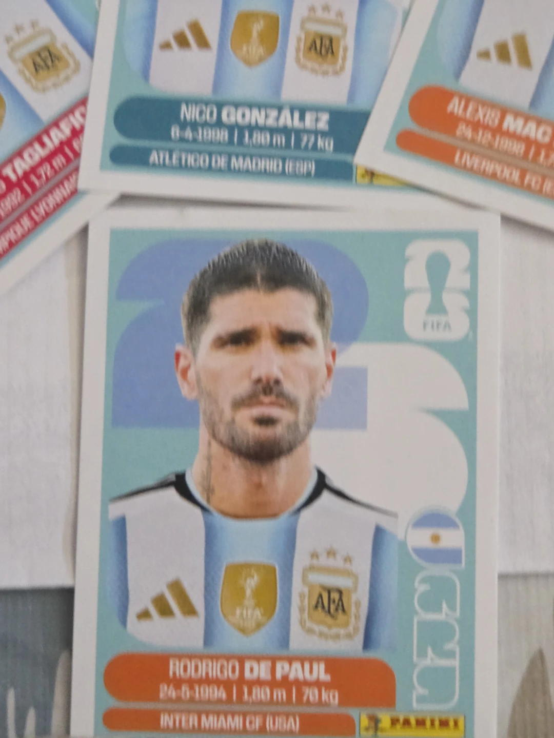Panini FIFA World Cup Stickers - Argentina Players - photo 3
