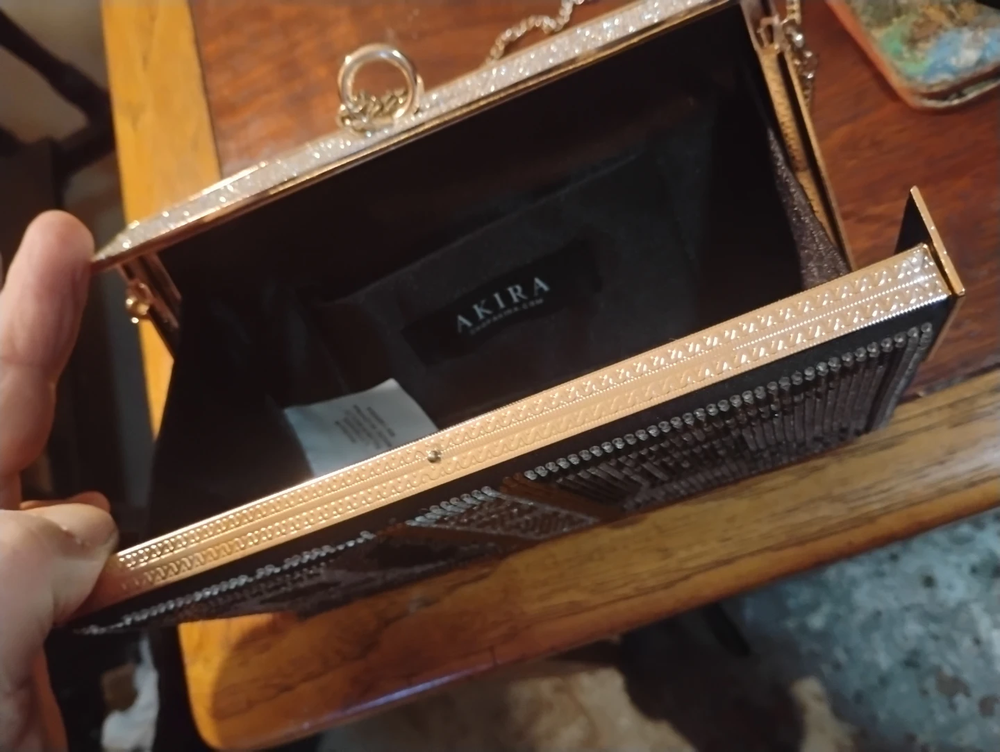 AKIRA Money Clutch Purse with Chain Strap - photo 3