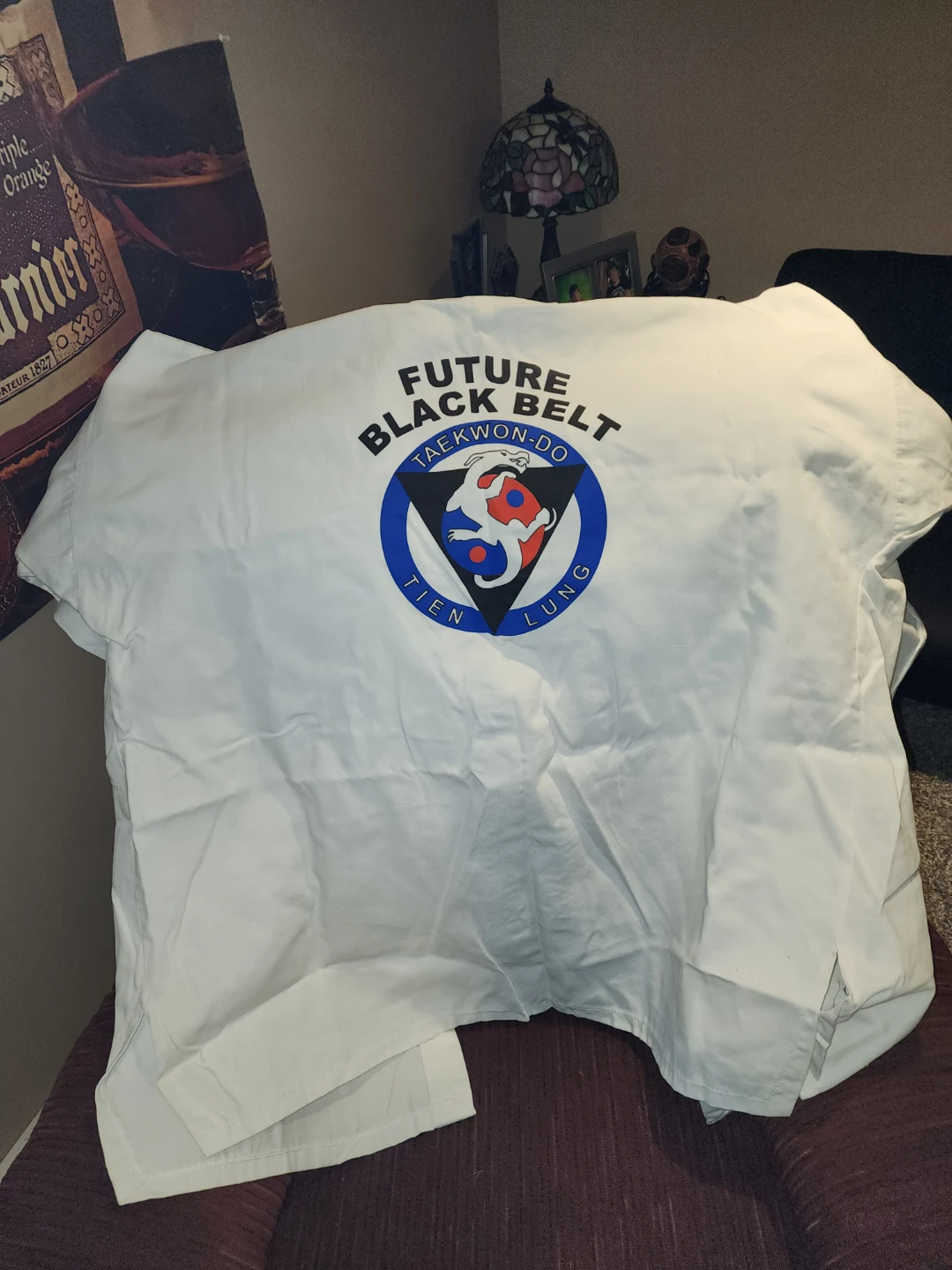 White taekwan-do Gi Uniform with Belt - photo 3