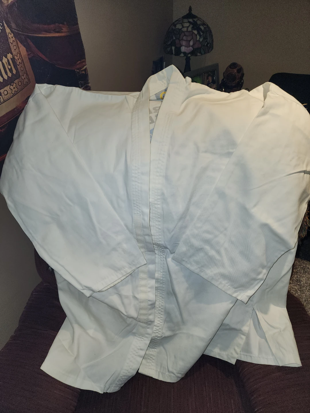 White taekwan-do Gi Uniform with Belt - photo 4