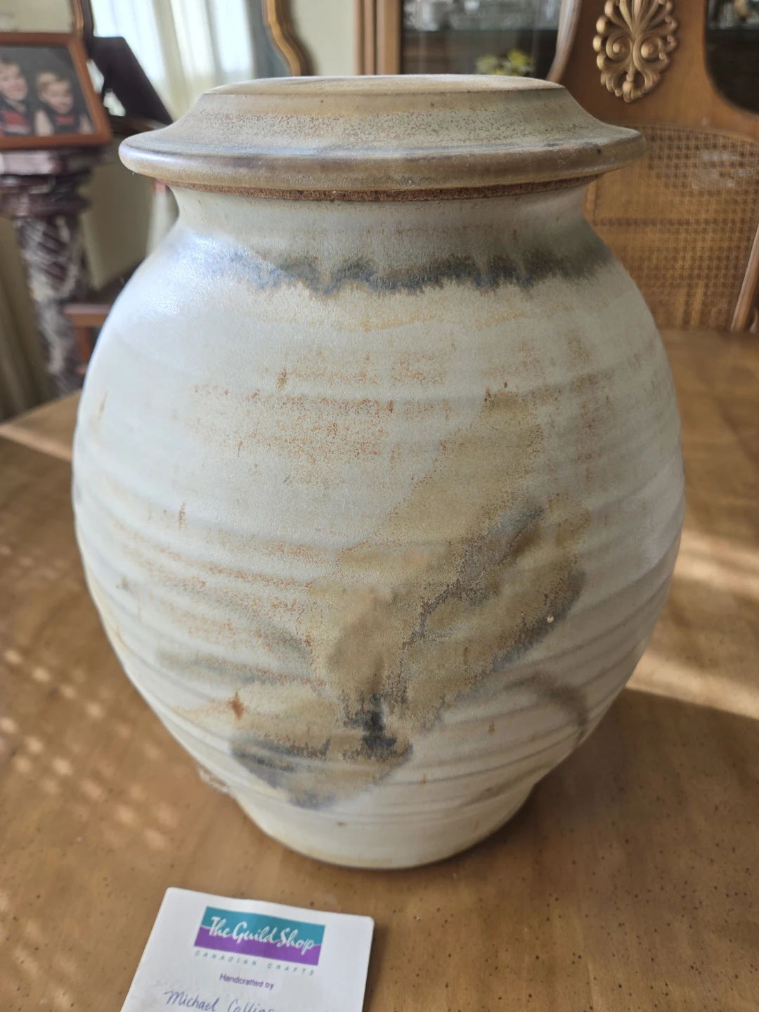 Michael Collins Handcrafted Pottery Vase