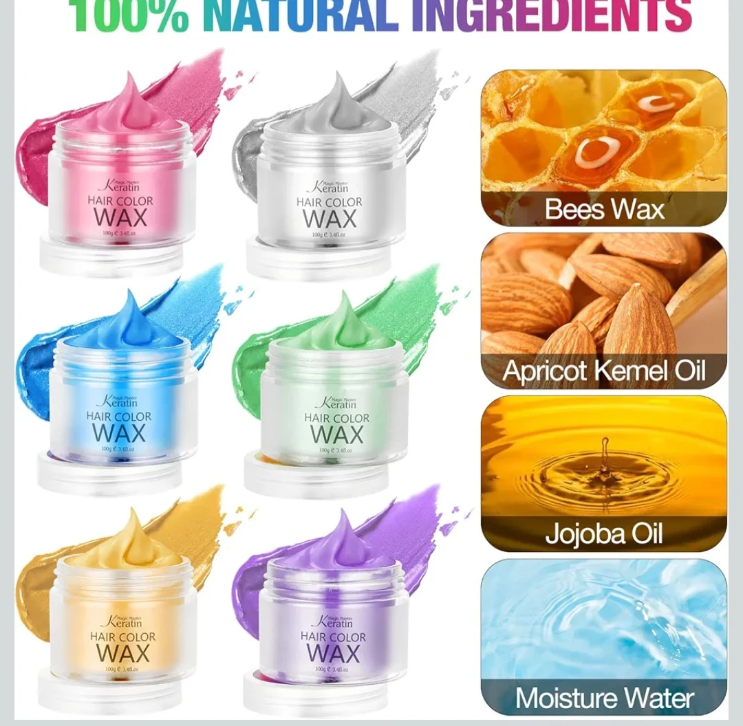 Keratin Hair Color Wax - 6 Piece Set - photo 2