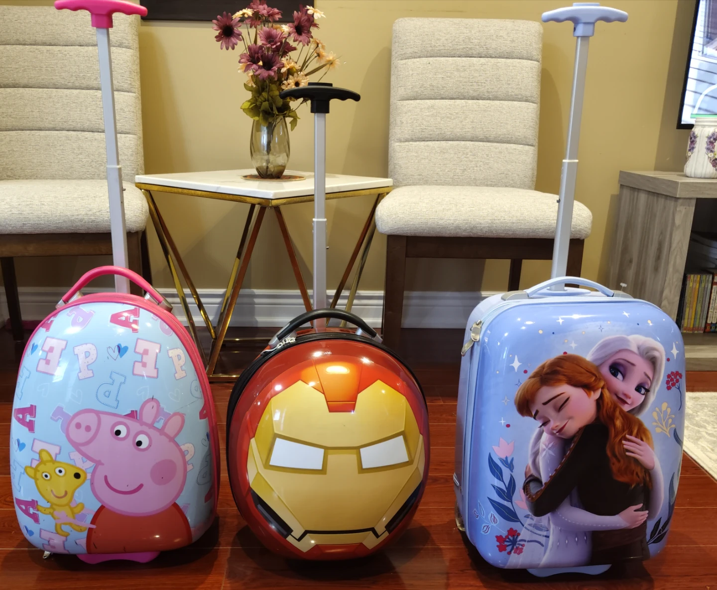 Kids' Rolling Luggage - Peppa Pig, Iron Man, Frozen