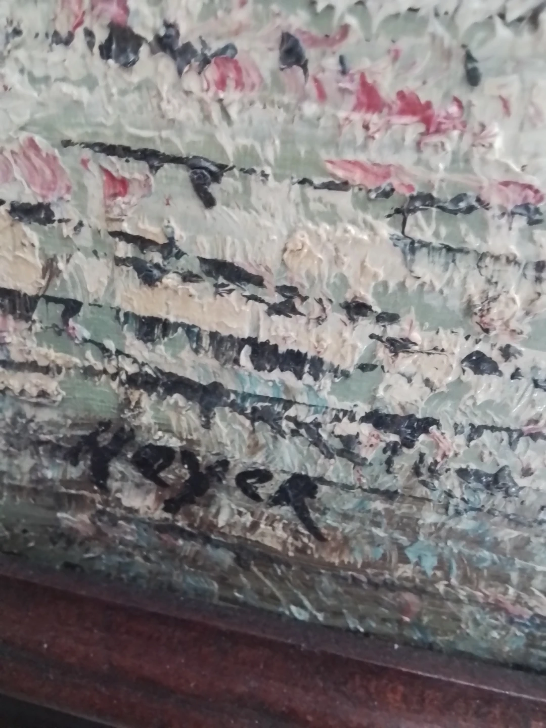 Gothic St. Mary's Church Impasto Oil on Canvas by Reyer - photo 5