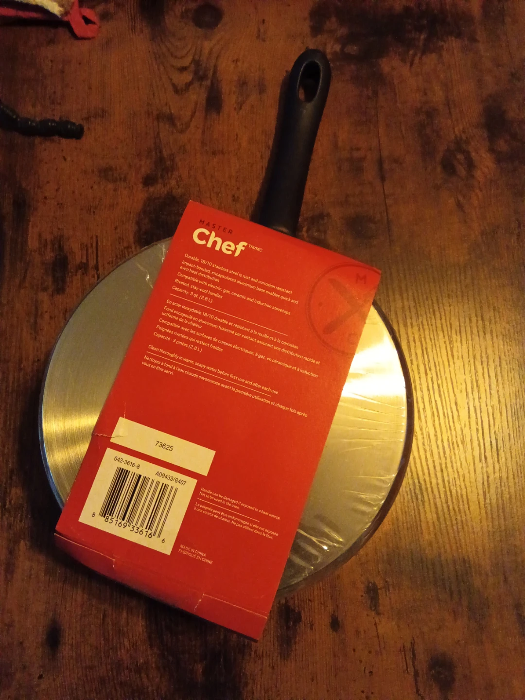 MASTER Chef 18/10 Stainless Steel Saucepan, 3-qt - photo 4