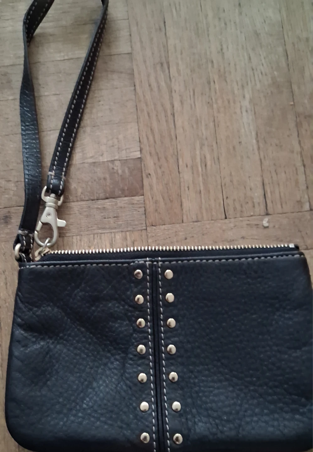 Michael Kors Black Leather Studded Wristlet - photo 3
