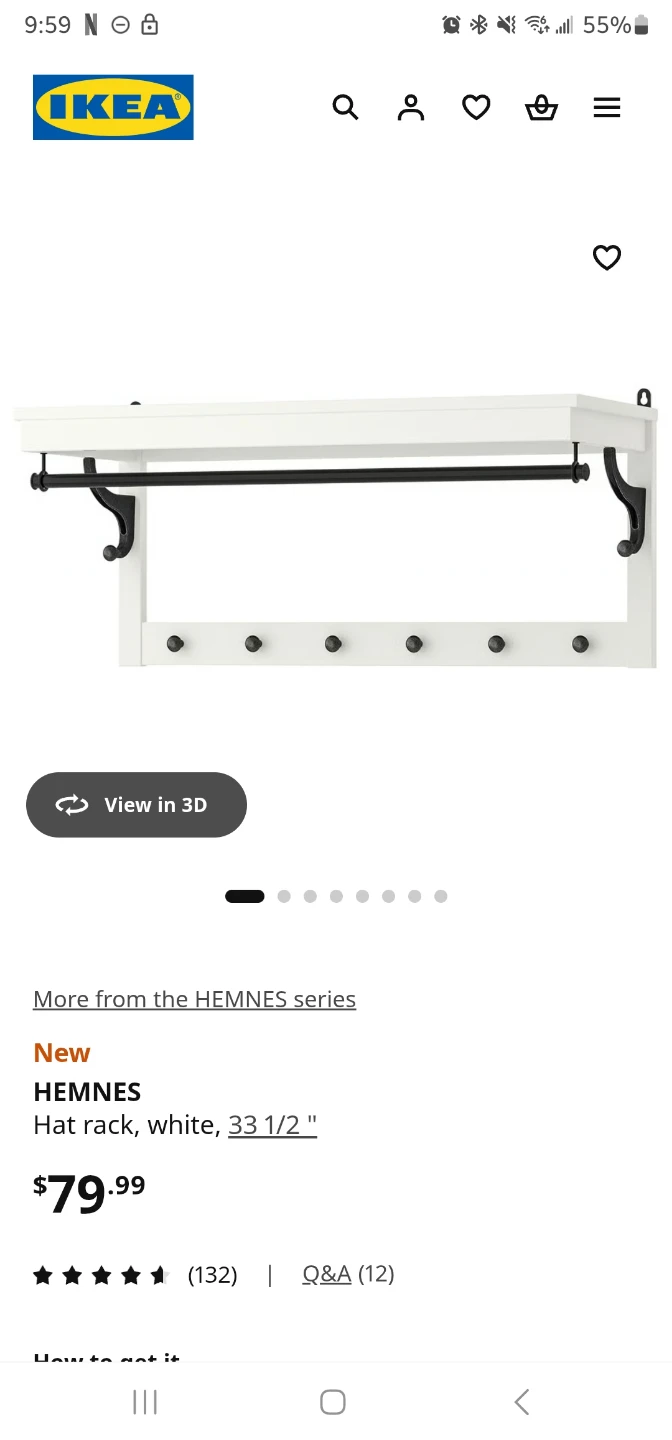 wall-mounted coat rack with shelf ikea - photo 2