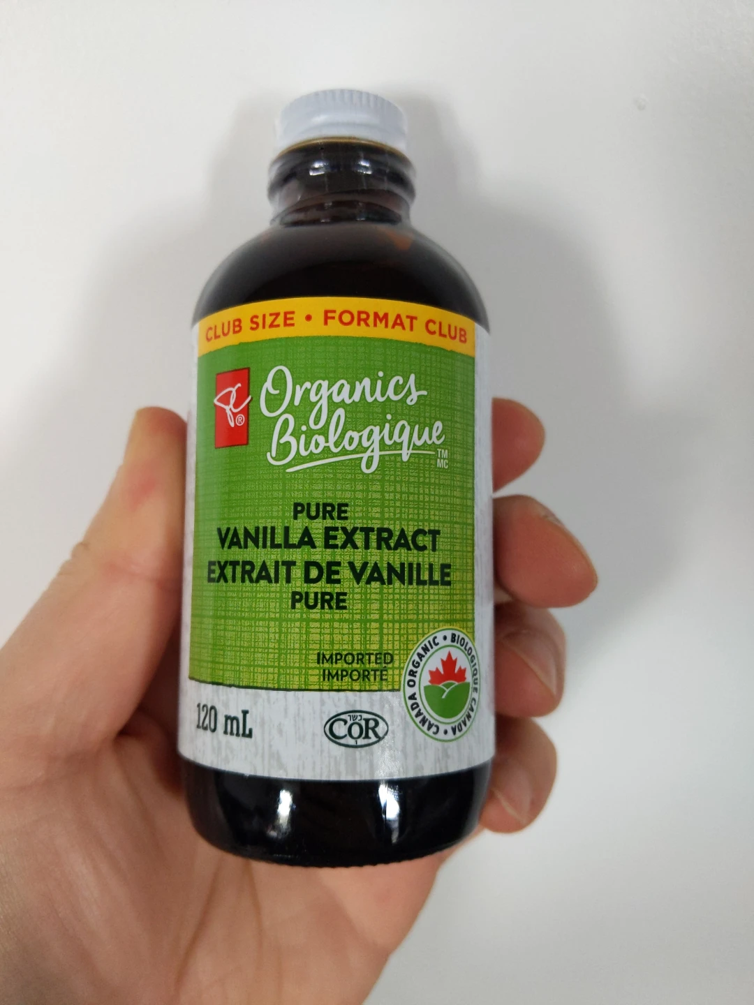 $10 ($18 reg.) PC Organics Pure Vanilla Extract 120 mL