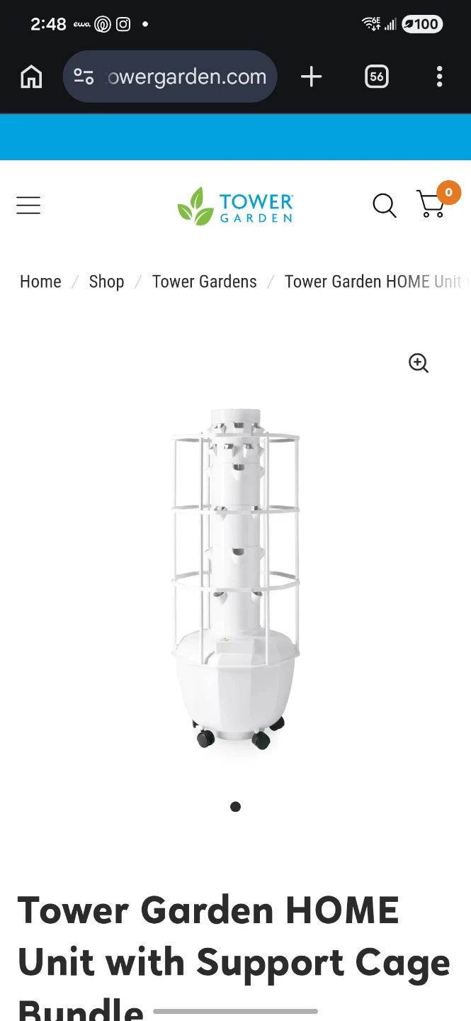 Tower Garden HOME Unit with Support Cage Bundle - photo 3