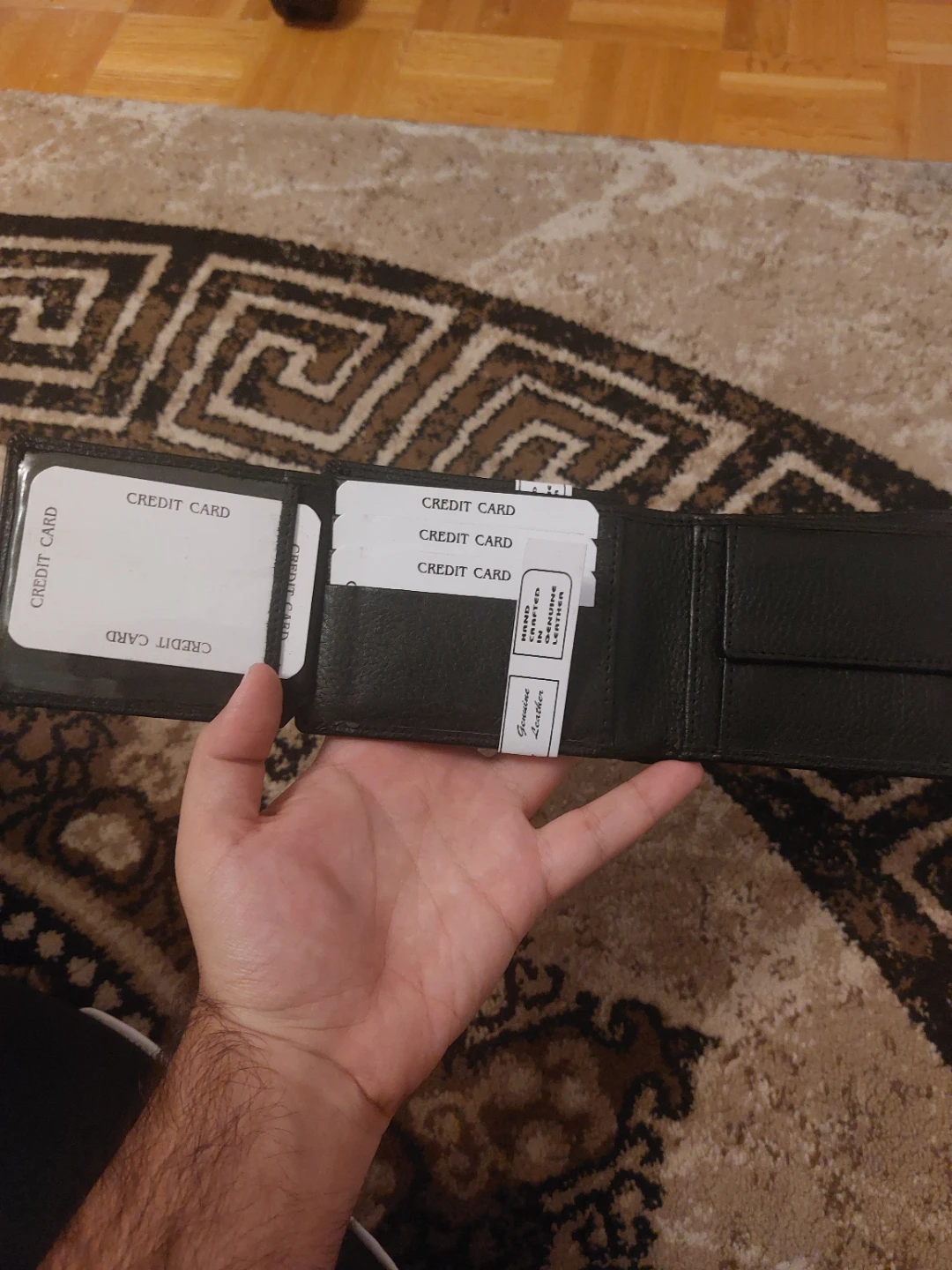 Genuine Leather Bi-Fold Wallet - photo 4