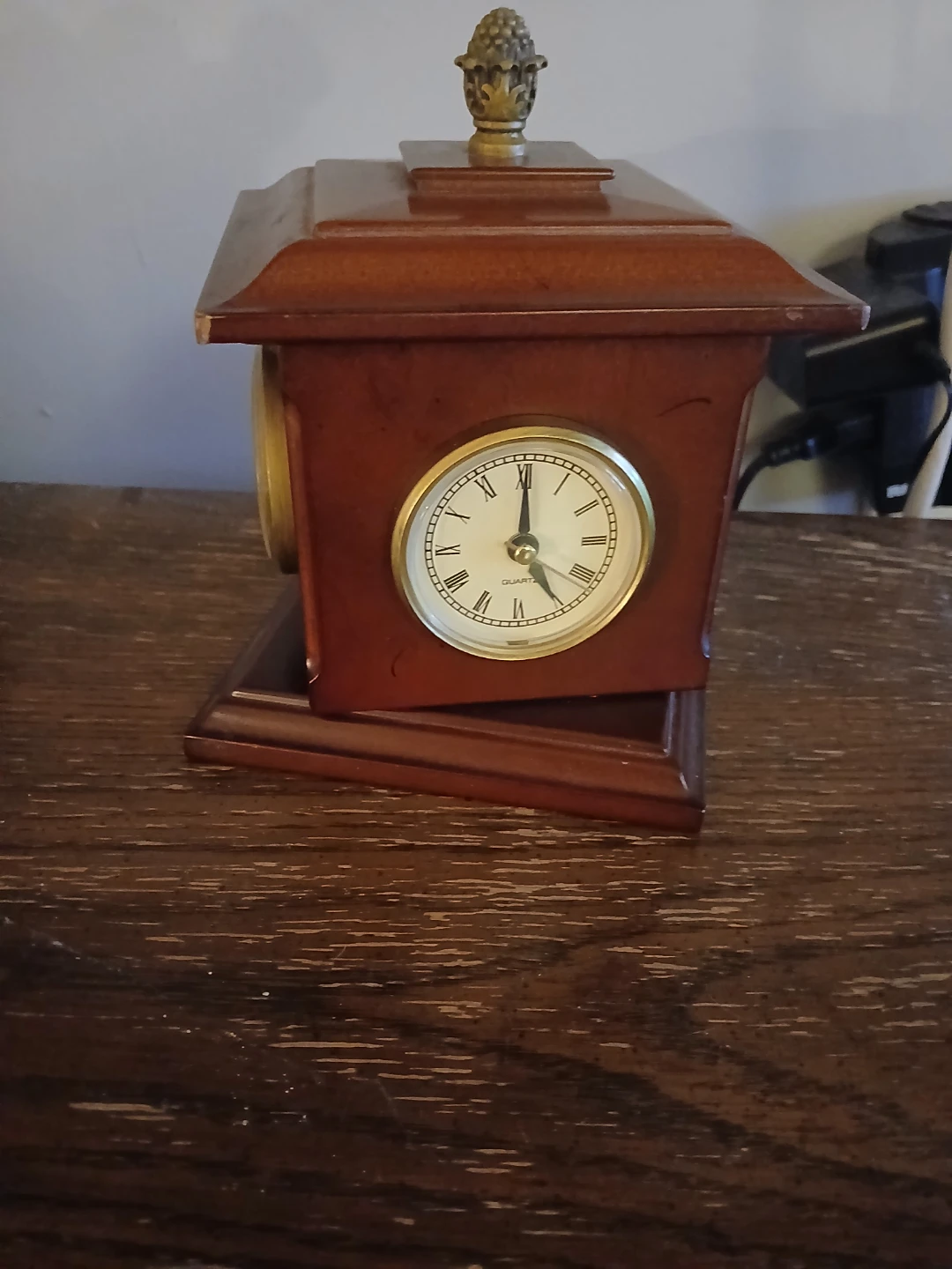 Bombay Company Wooden Weather Station Clock