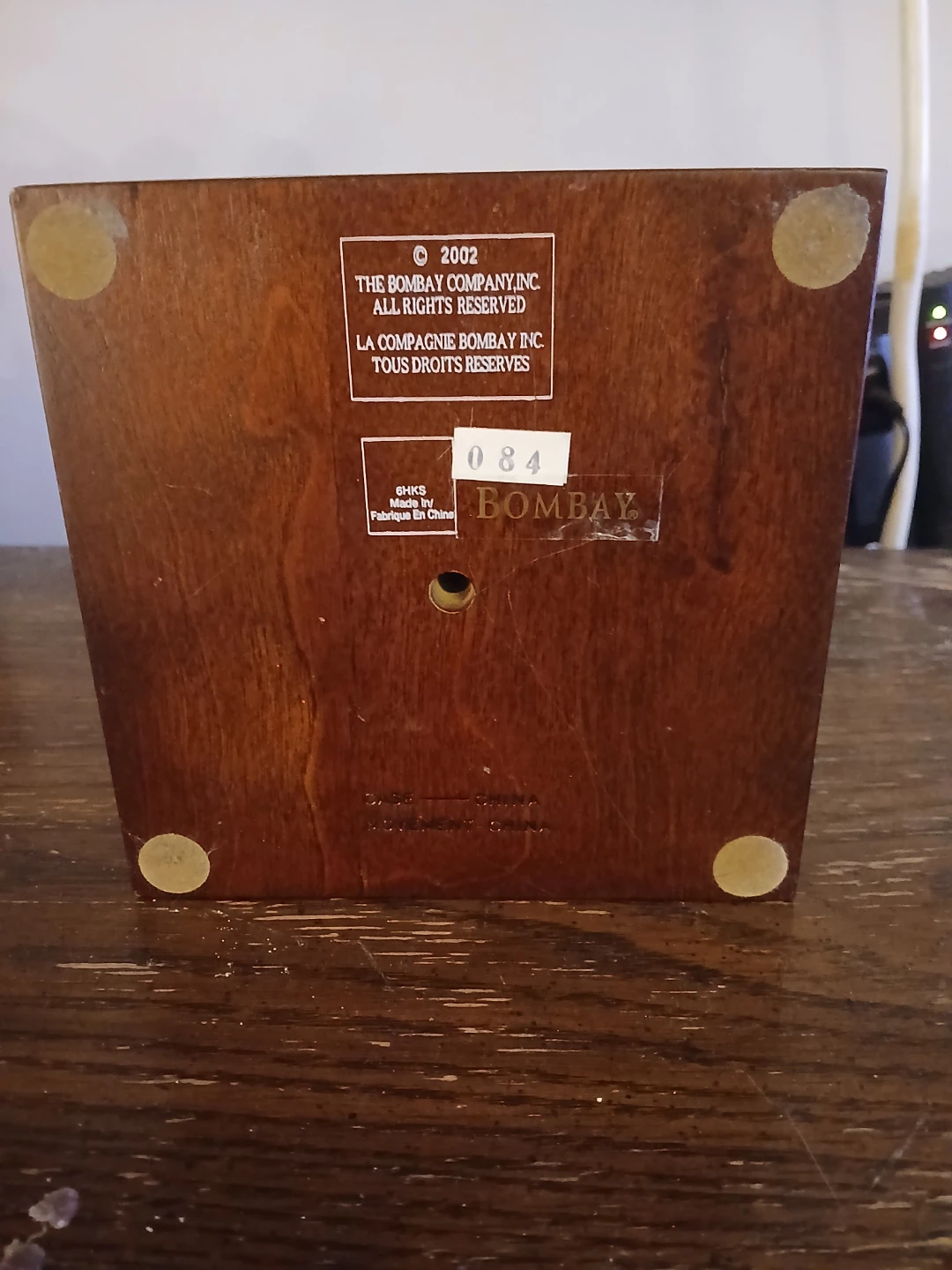 Bombay Company Wooden Weather Station Clock - photo 3