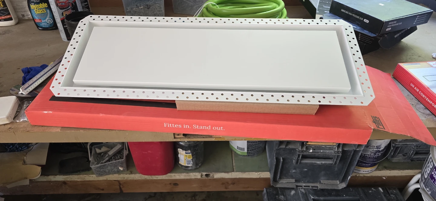 Fittes Aria Lite Flush Wall Vent  White - photo 2