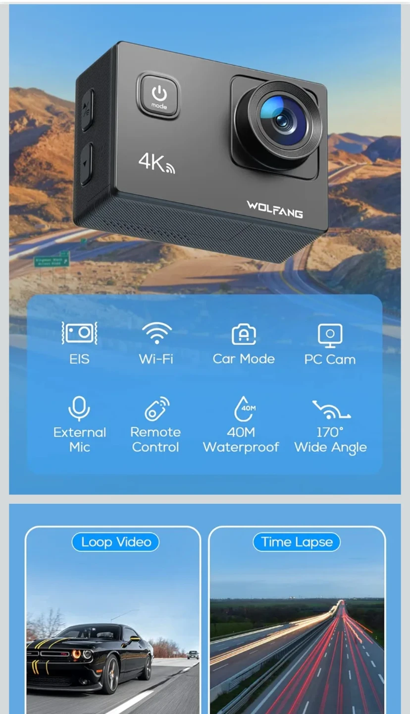 ALL IN ONE Dash Cam, Web Cam, Waterproof Camara - photo 5