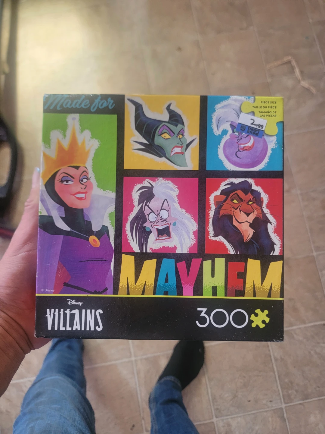 Disney Villains Mayhem 300-Piece Puzzle