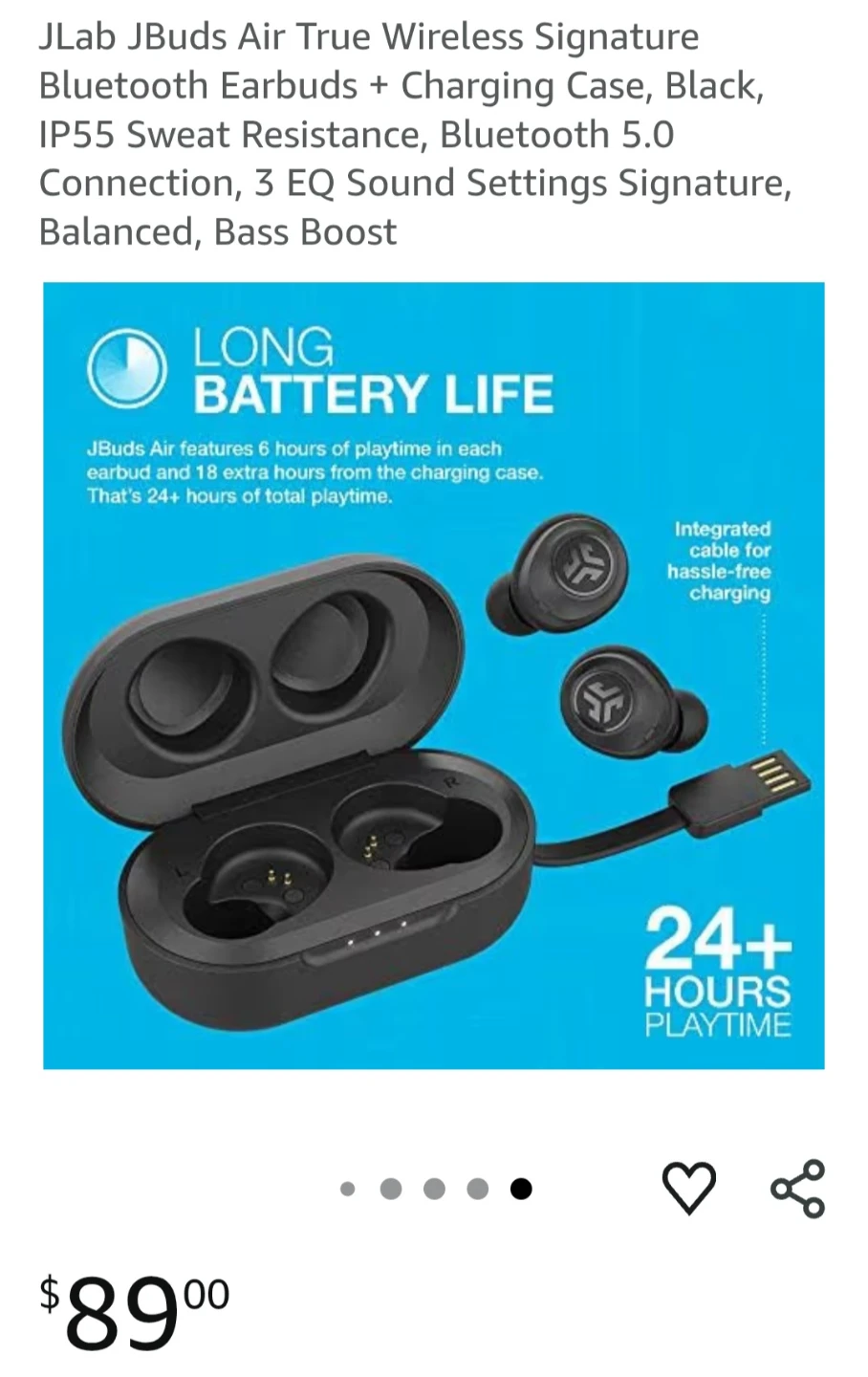 JLab JBuds Air True Wireless Earbuds - photo 2