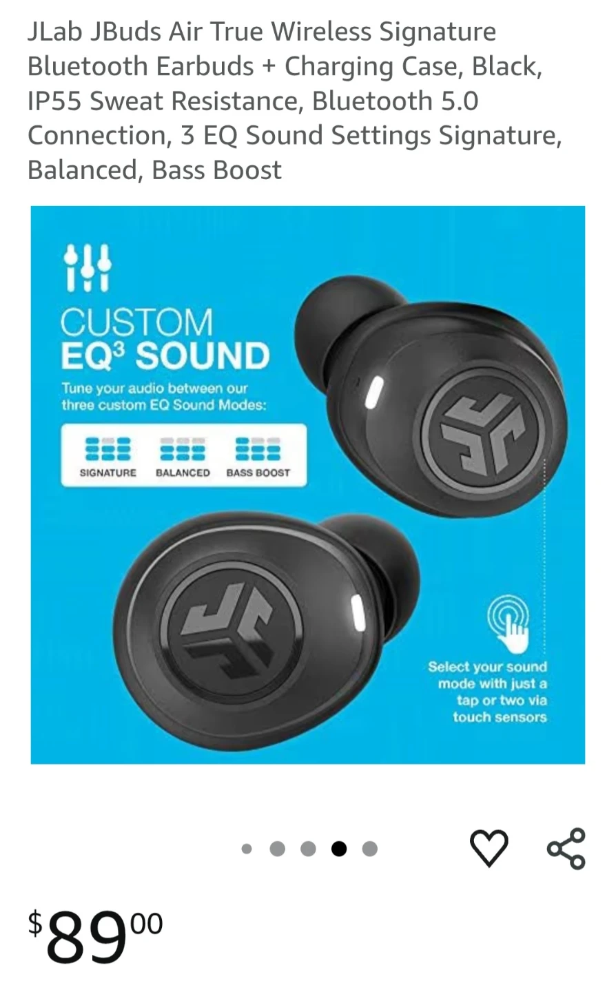 JLab JBuds Air True Wireless Earbuds - photo 3