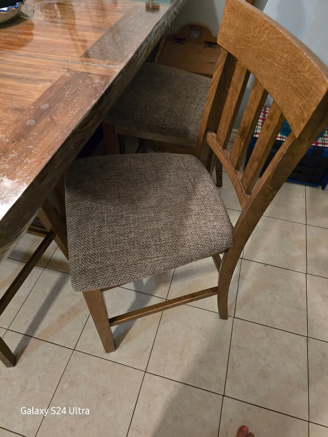 Wooden Dining Table and 6  Chairs - photo 3
