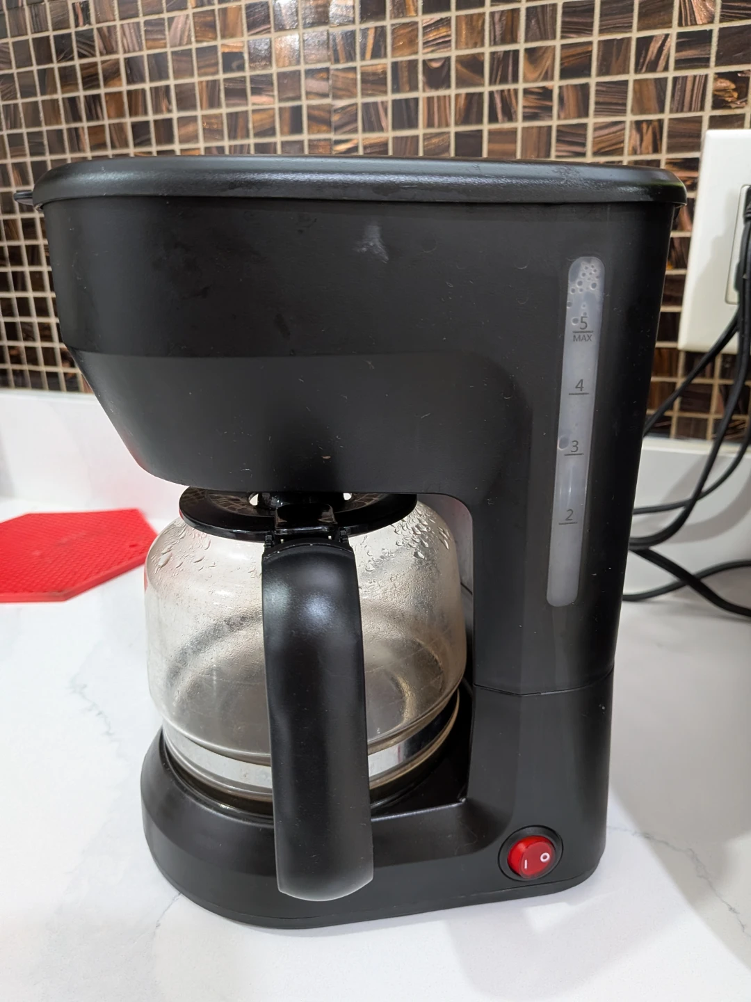 Black 5-Cup Coffee Maker - photo 2