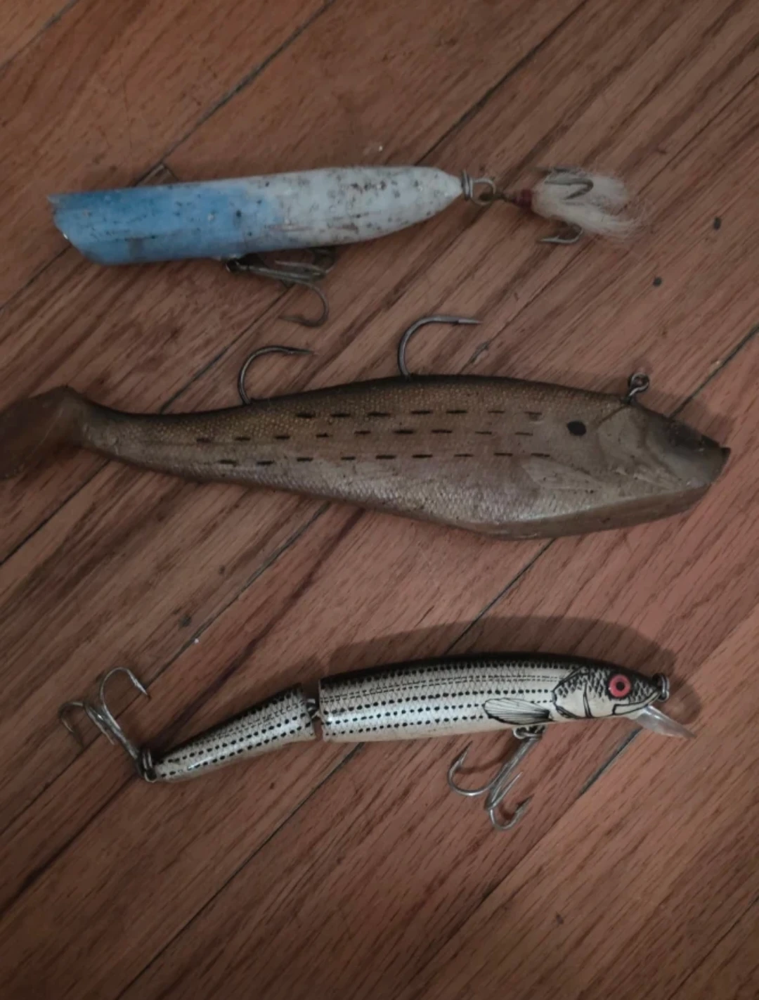 Lot of 3 Vintage Fishing Lures