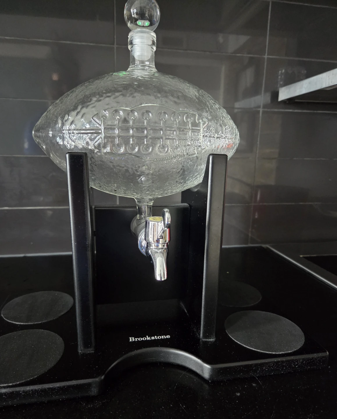 Brookstone Football Wine Dispenser