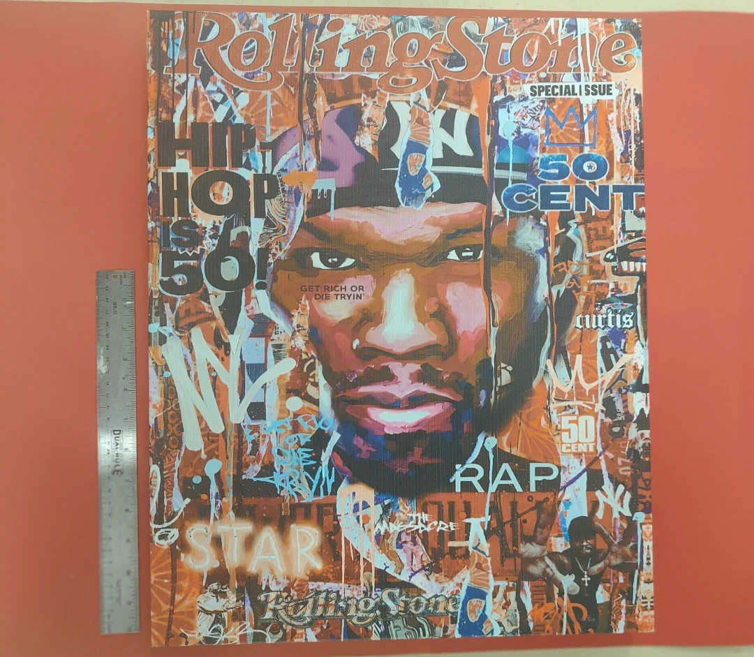 Rolling Stone Special Issue 50 Cent Hip Hop Art Print