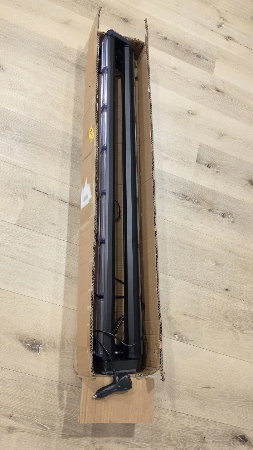 Amber White LED Strobe Light Bar - 42.4 Inch