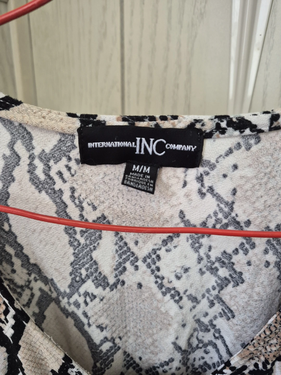 INC International Concepts Snake Print Cap Sleeve Dress M/M - photo 2