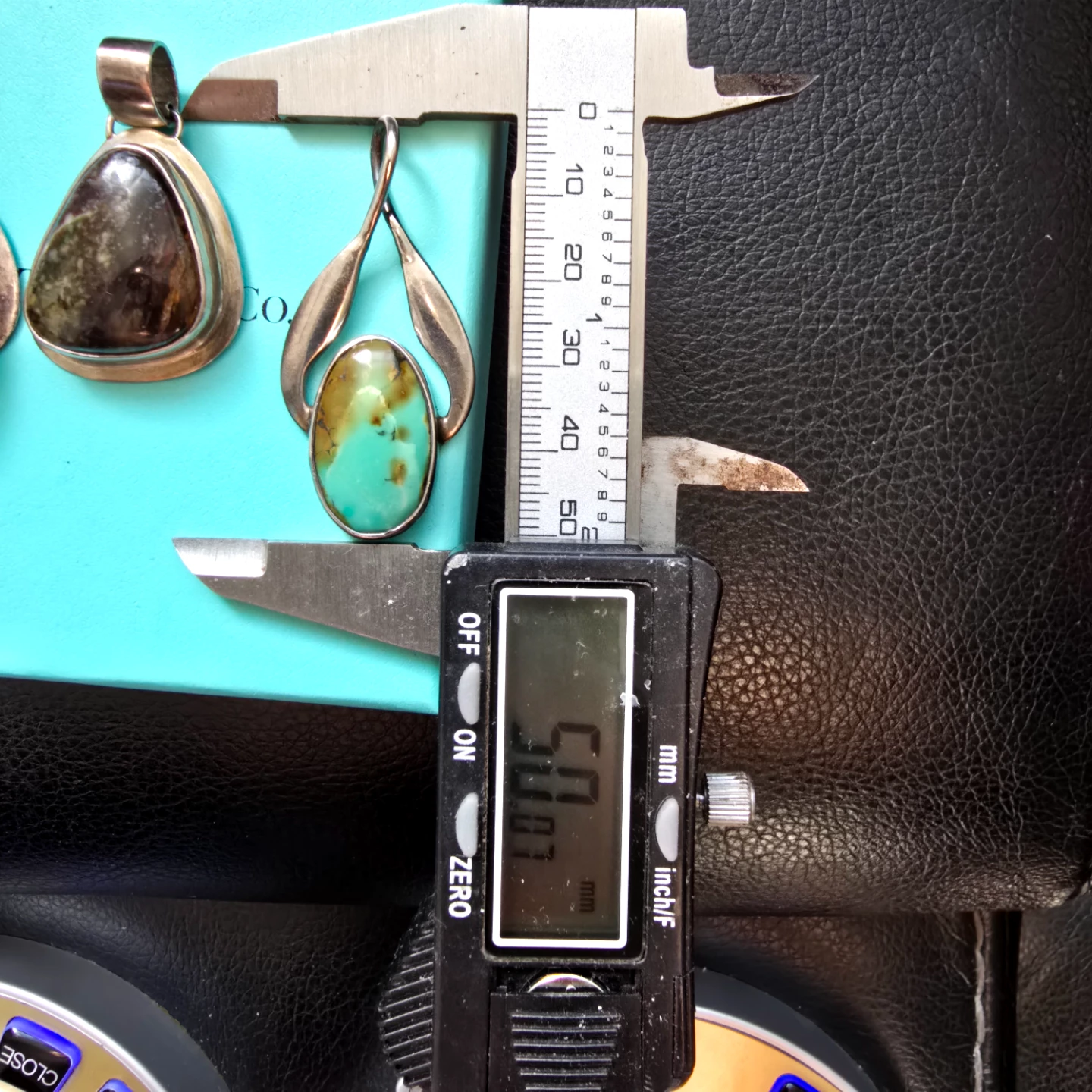 Vintage 925 Silver Turquoise pendant sale - photo 2