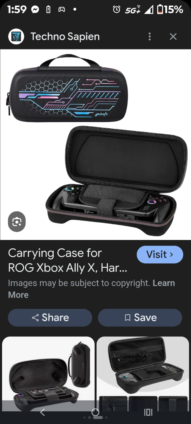 Carrying Case for ROG Xbox Ally X, Handheld Gaming Device - photo 2
