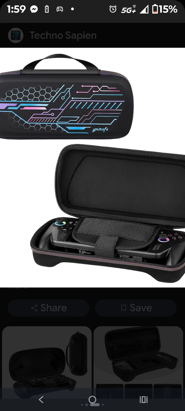 Carrying Case for ROG Xbox Ally X, Handheld Gaming Device - photo 3