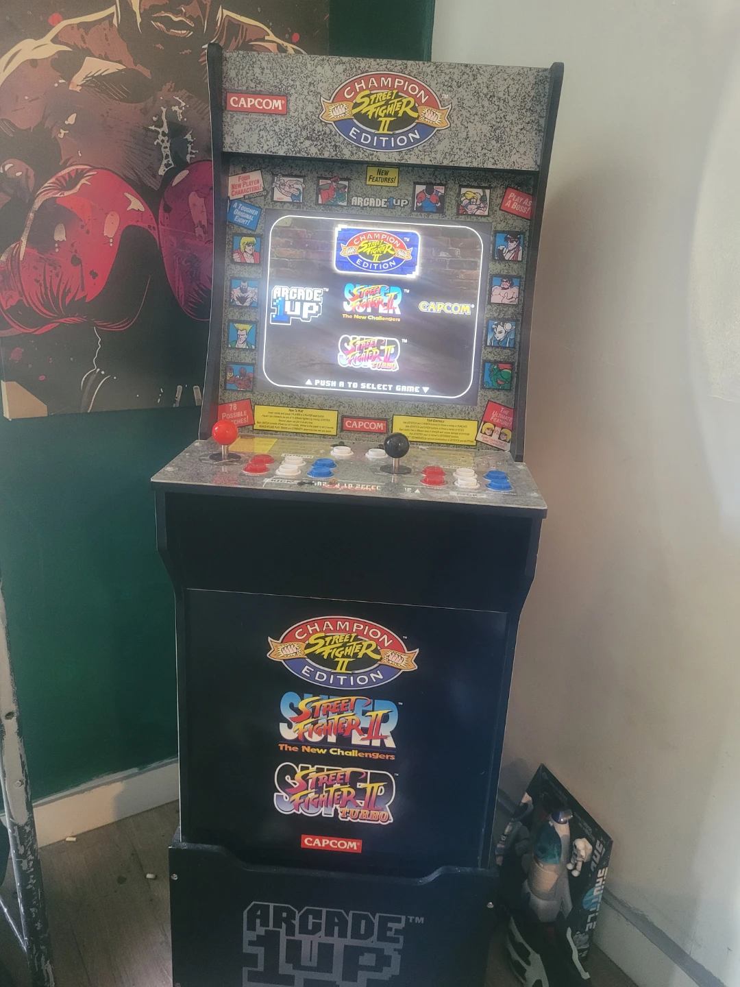 Arcade1Up Champion Street Fighter II Edition Arcade Machine