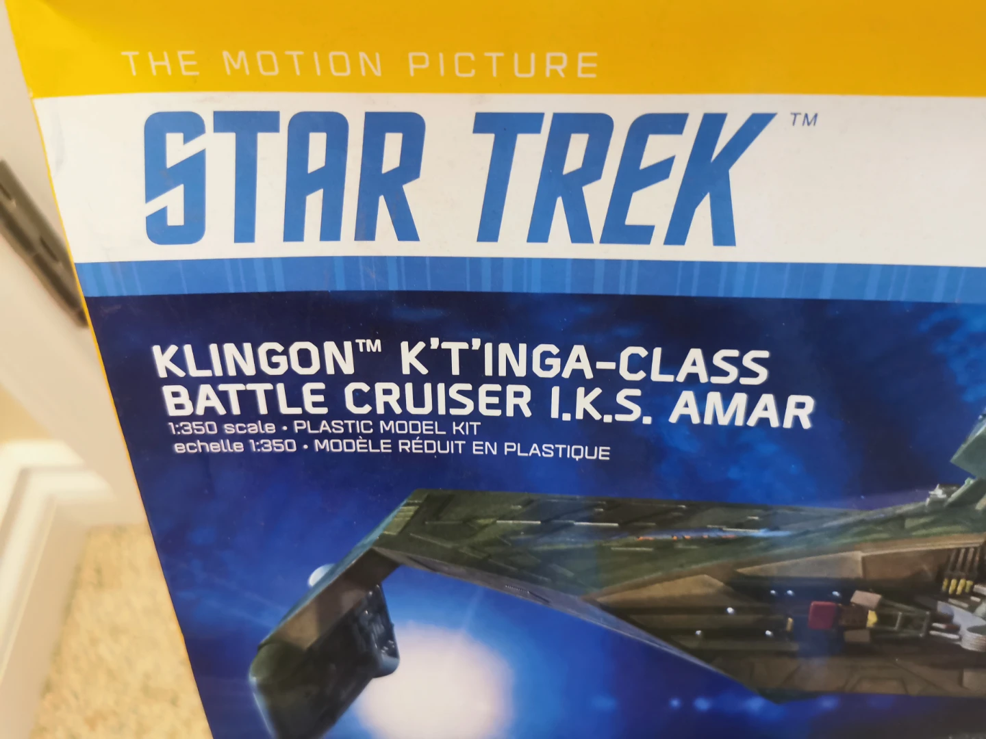 Star Trek Klingon K't'inga-Class Battle Cruiser Model Kit