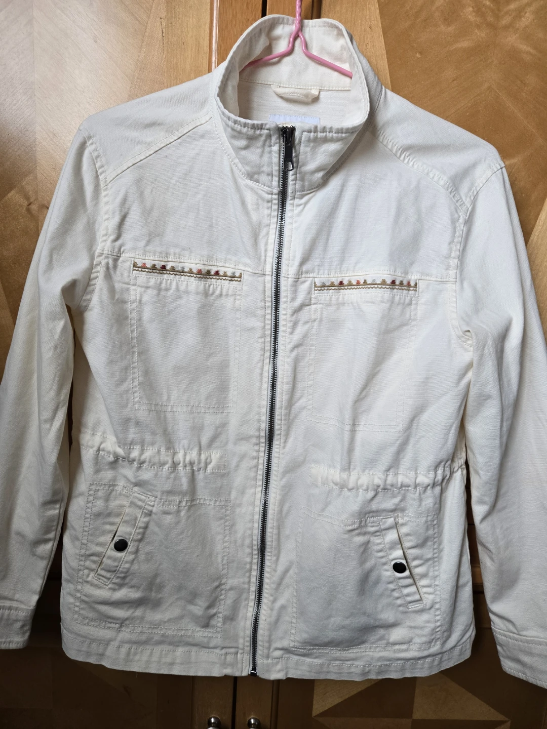Old Navy Women's Cream Utility Jacket - XS